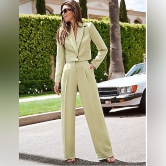 Express Pants - Express two piece green tea suit